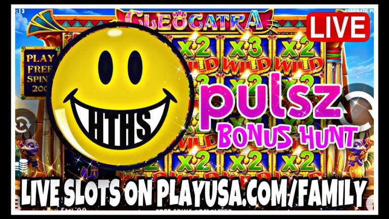 LIVE SLOTS ON PLAYUSA.COM/FAMILY | PULSZ | BONUS HUNT | ONLINE SLOTS | WIN CASH PRIZES