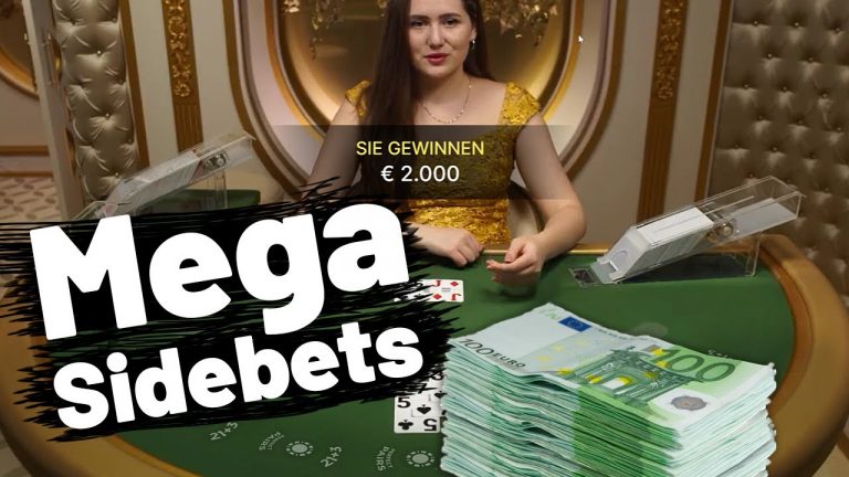 Live Blackjack – Salon Privé – MEGA SIDEBETS!