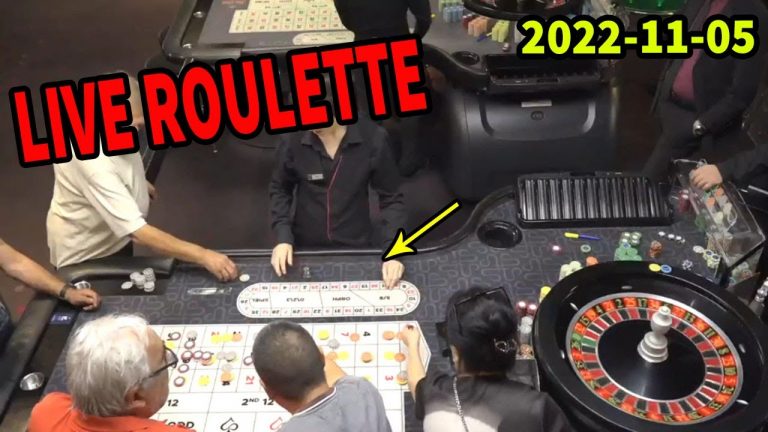 Live Casino Roulette Table Morning Amazing Lots of Betting Full Exclusive 2022-11-05