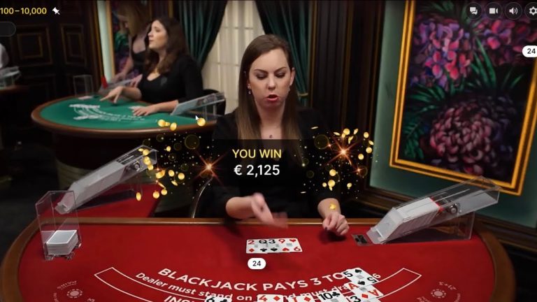 Live Dealer Blackjack Session