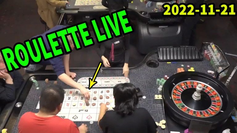 Live Roulette Real Casino Session Night Monday a lot of Bet Full Table Exclusive 2022-11-21