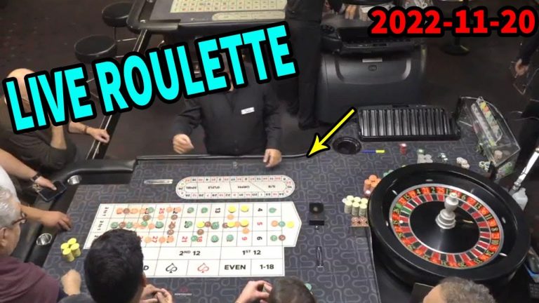 Live Roulette Table Evening Lots of Betting Exclusive New Session Great 2022-11-20