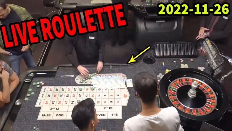 Live Roulette Table is Hot Big Win Session Evening a lot of Betting Full Exclusive 2022-11-26