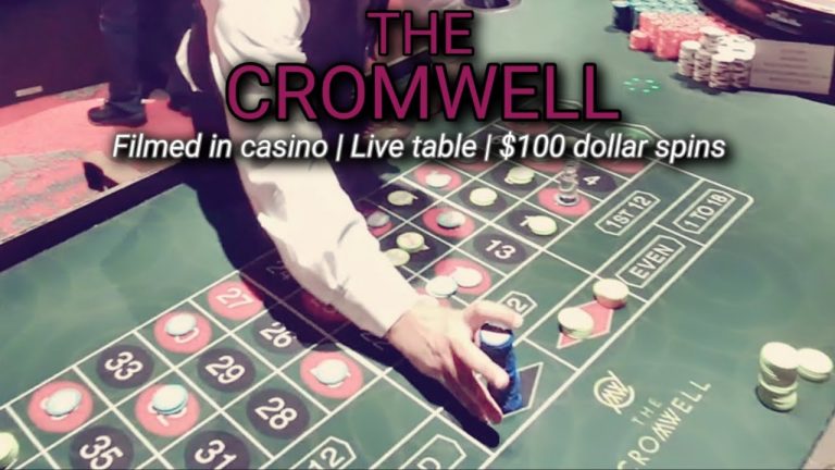 Live Roulette at THE CROMWELL LAS VEGAS | $100 dollar spins