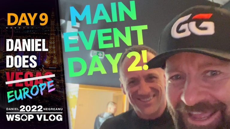 MAIN EVENT DAY 2 – 2022 WSOPE Poker Vlog Day 2