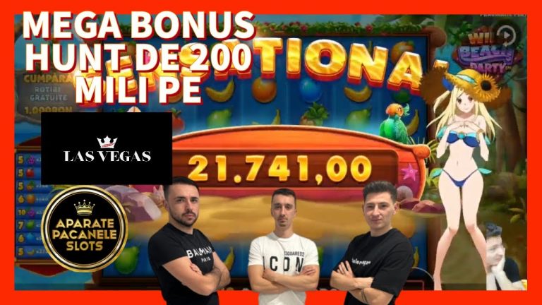 MAX WIN PE LIVE LA WILDBEACH + GIVEAWAY! Pacanistii 570 #aparate #pacanele #slots