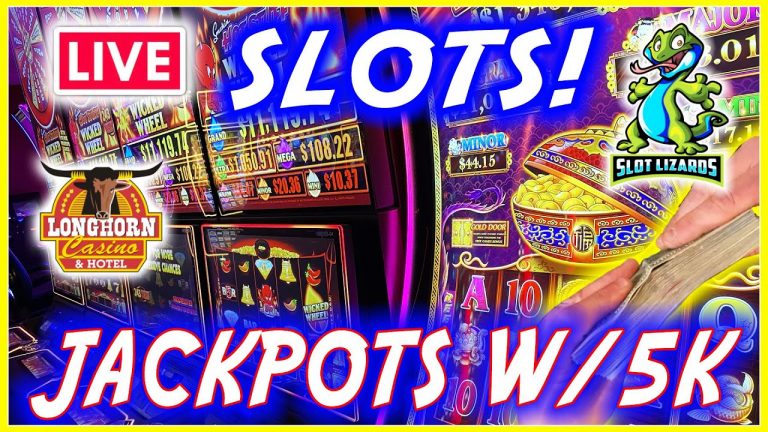 MORE LIVE SLOTS! 5K GRENADE IN THE HOUSE! JACKPOT CHALLENGE! LONGHORN CASINO!