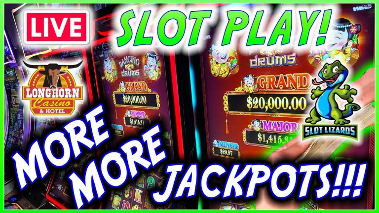 MORE MORE SLOTS! 3RD SESSION FOR MORE MONSTER JACKPOTS! LONGHORN CASINO!