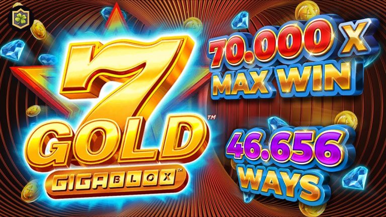 MY MAX WIN IN THE NEW SLOT 7 GOLD GIGABLOX – ONLINE SLOT BIG WIN – 4THEPLAYER – ALL FEATURES