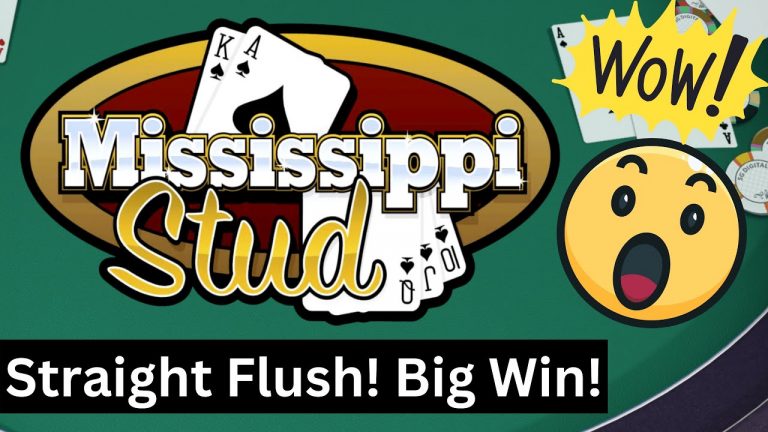 Mississippi Stud – Straight Flush – Big Win