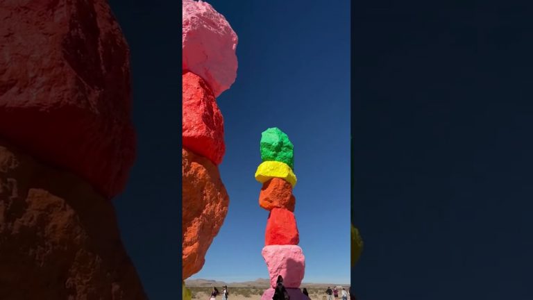 Next time youre in Vegas, 7 Magic Mountains is a must. #lasvegas #sevenmagicmountains #roadtrip