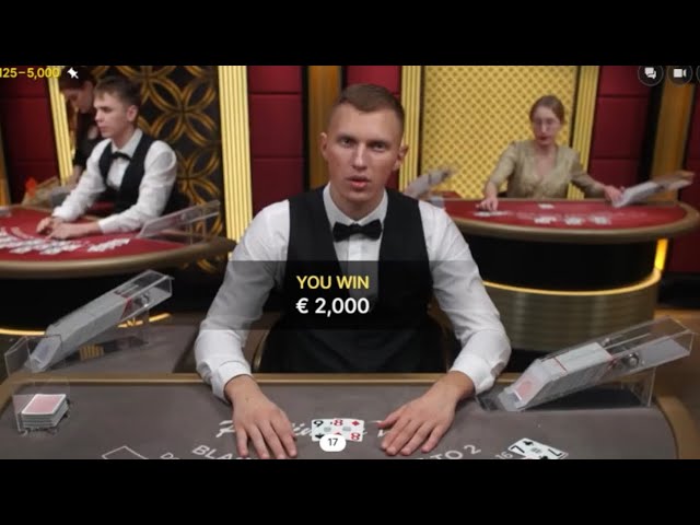 Nice Live Dealer Blackjack Session