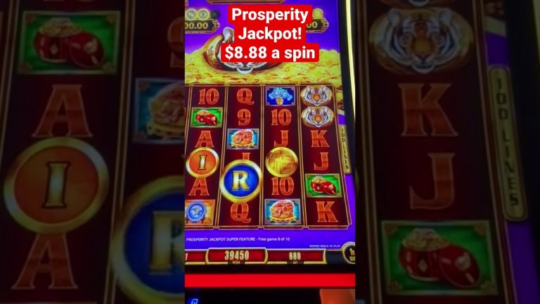 Prosperity MAX BET SLOTS JACKPOT! #shorts