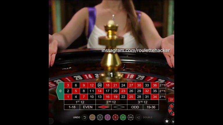 ROULETTE | 99.9% WIN RATE ON LIVE CASINO! (BIG WIN!)