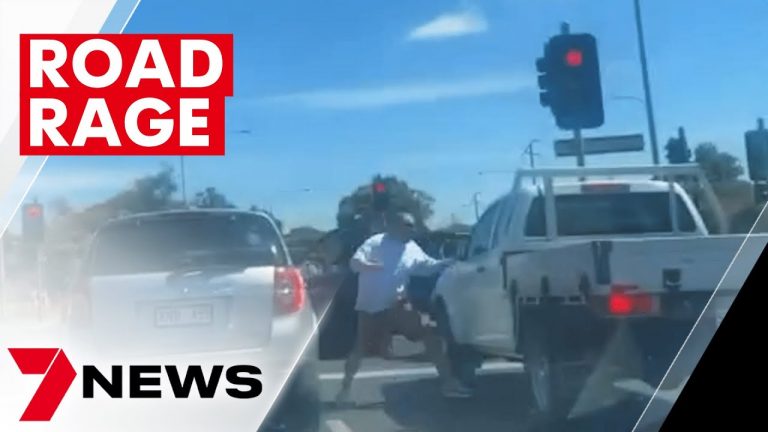 Road rage caught on camera at Elizabeth | 7NEWS