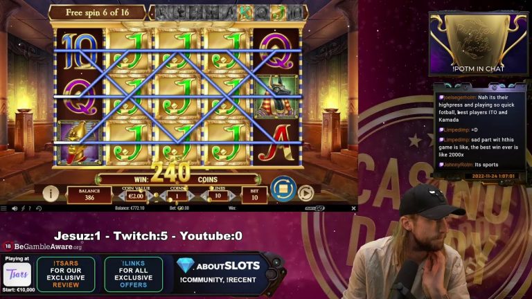 SLOTS WITH JESUZ – ABOUTSLOTS.COM OR !LINKS FOR THE BEST DEPOSIT BONUSES