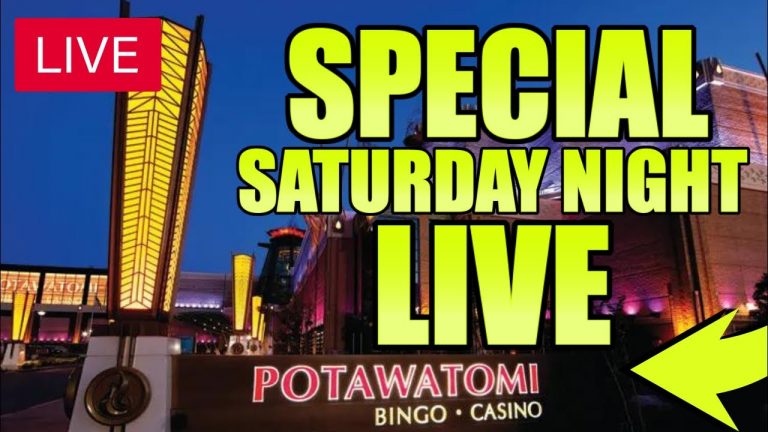 SPECIAL SATURDAY LIVESTREAM! High Limit Slot Play from Potawatomi Casino!