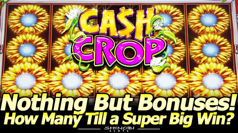 SUPER BIG WIN! Nothing But Bonuses in NEW Cash Crop/Eureka Treasure Train Lock-It-Link Riches Slots!