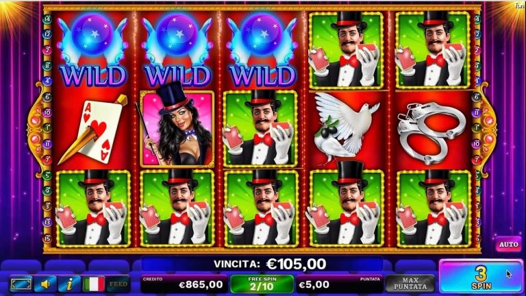 Slot BAR Magic Illusion Online Free Spin Max Bet