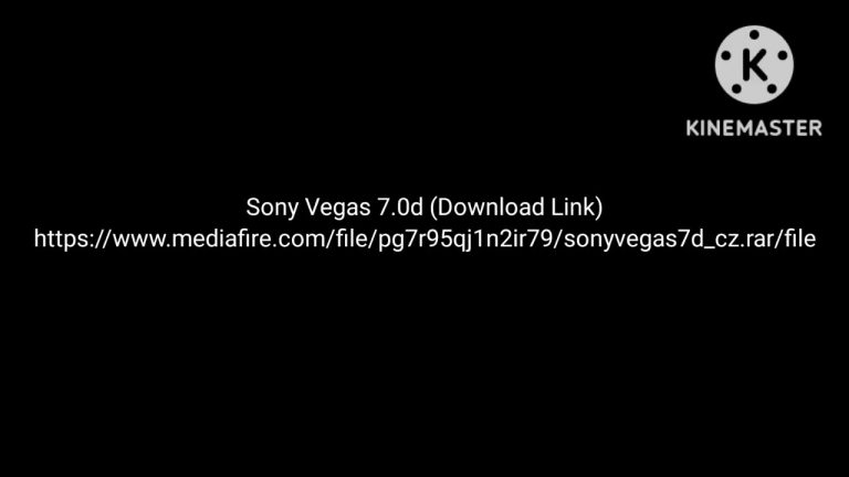 Sony Vegas 7.0d (Download Link)