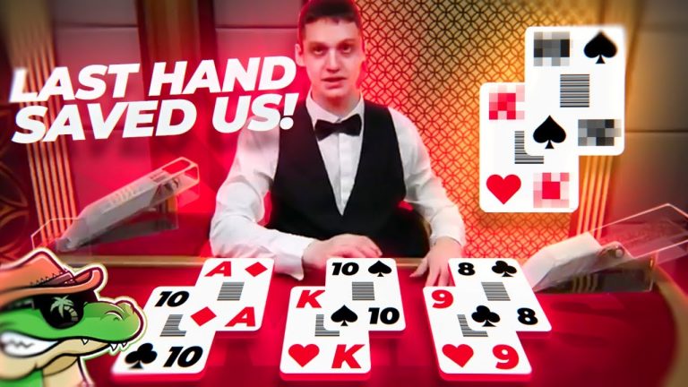 THE LAST HAND SAVED US! – 5 Min Blackjack #8