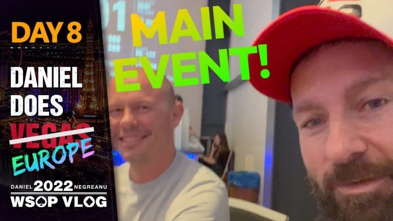 THE MAIN EVENT! – 2022 WSOPE Poker Vlog Day 8