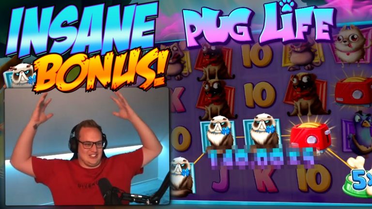 THIS WAS UNEXPECTED!!! Insane Win on NEW Pug Life Slot!