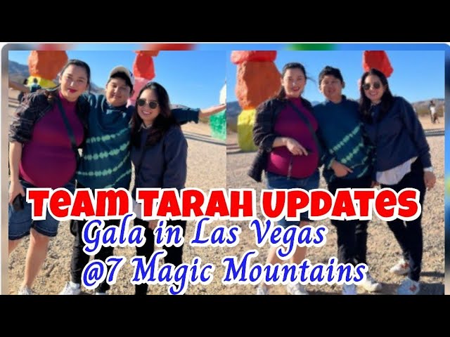 Team Tarah Updates…Gala in Las Vegas @7 Magic Mountain