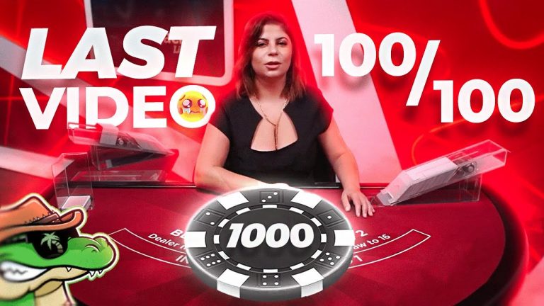 The Last Budget Blackjack Video #100!