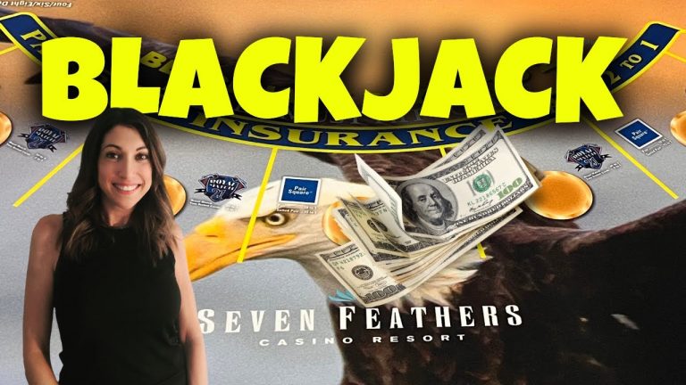 Two Hands Did The Trick! BLACKJACK @SEAVEN FEATHERS CASINO – PT 1 #blackjack #slot500club #casino