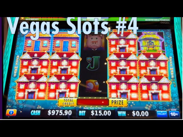 Vegas Slots #4 – Loads of Features on Huff n More Puff + Fu Dao Le, Pinball, Hand Pays & More