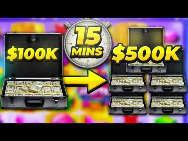 WE HAD 15 MINUTES TO TURN $100,000 INTO $500,000!