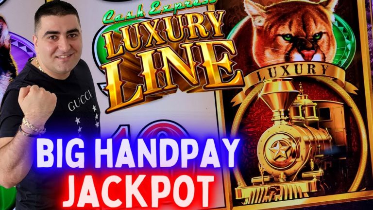 WOW Amazing JACKPOT On Luxury Line Slot Machine