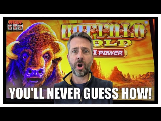 You will never guess how I won this JACKPOT HANDPAY on Buffalo Gold Max Power Slot!