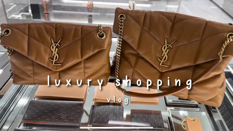 luxury shopping vlog | prada + celine