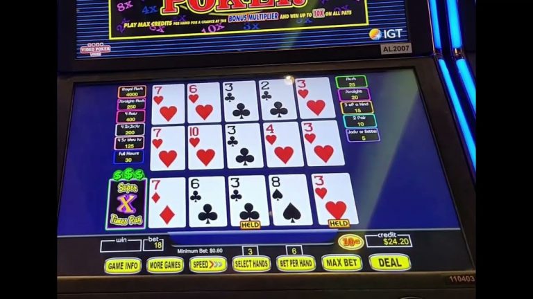 #123 Video Poker at the Yaamava’ Casino – Super Times Pay Bonus Poker