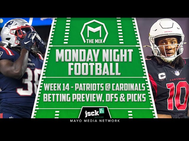 2022 Week 14 NE at ARZ DFS Picks | Betting Preview & Picks