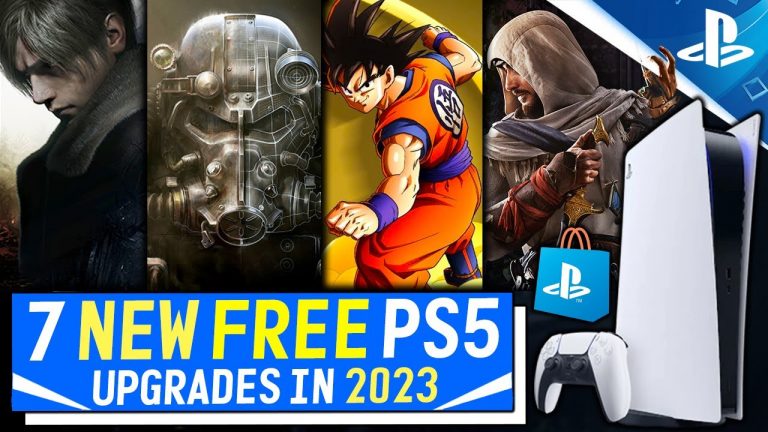 7 HUGE Upcoming FREE PS4 to PS5 Upgrades Coming in 2023 – Open World, Horror, VR2 + MORE!