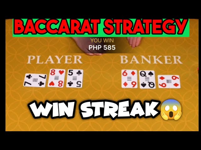 BACCARAT | 1500 BUY IN | 6 WIN STREAK | 900 PROFIT