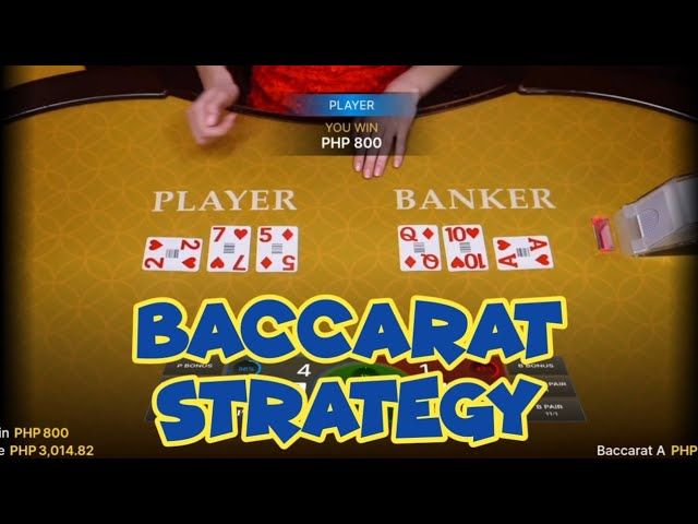 BACCARAT SESSION: 1000 PESOS PROFIT | BACCARAT STRATEGY