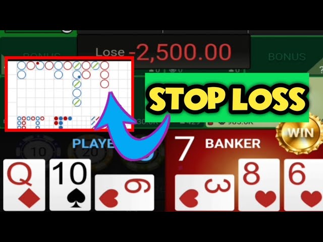 BACCARAT: STOP LOSS WHEN USING ESKALERA