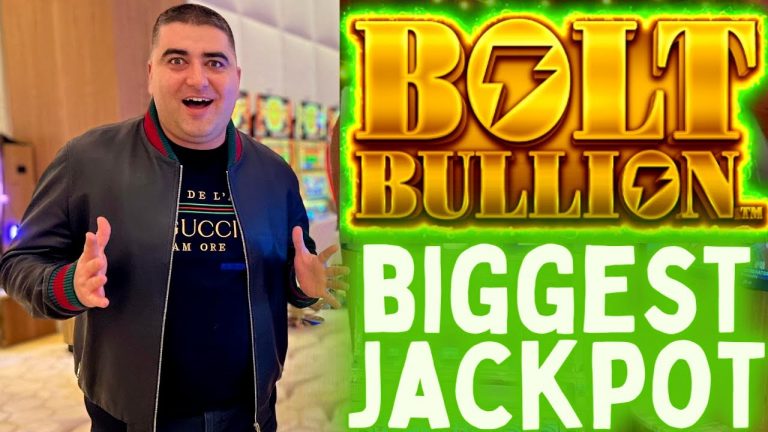 BIGGEST JACKPOT On Brand New Slot Machine