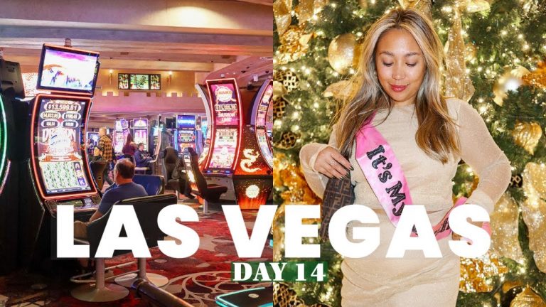 BIRTHDAY ROAD TRIP TO LAS VEGAS: I Got Too Drunk + Excalibur Room Tour | Vlogmas Day 14