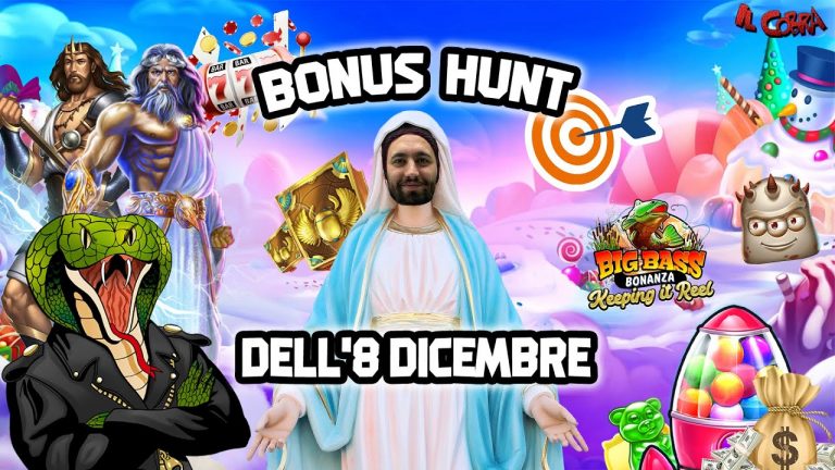 BONUS HUNT dell’8 Dicembre Il Trio Si Riunisce | Cobra SLOT & CASINO ONLINE