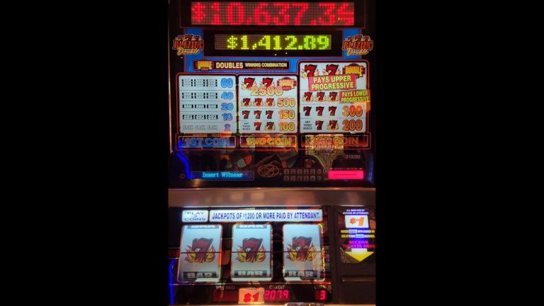 Bellagio Double Blazing 7’s Linked Progressive Jackpots [3 of 3 Series] ~ Did somebody say, JACKPOT?