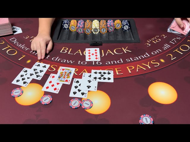 Blackjack | $50,000 Buy In | EPIC High Roller Blackjack Session! Triple Splits & Lucky Hands!