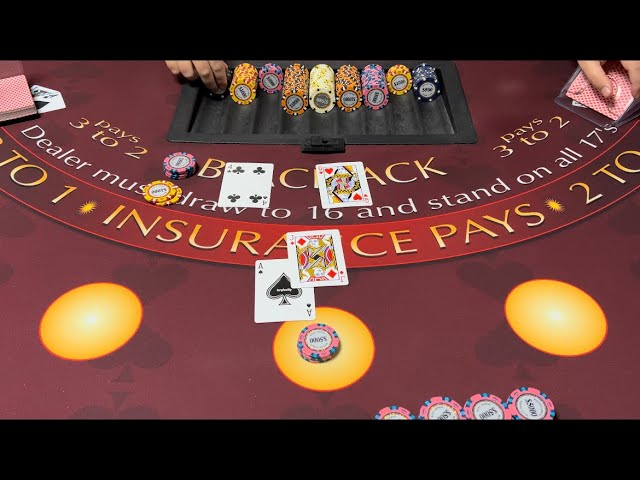 Blackjack | $50,000 Buy In | EPIC High Stakes Session! Back To Back Blackjack Hands & $25,000 Bets!