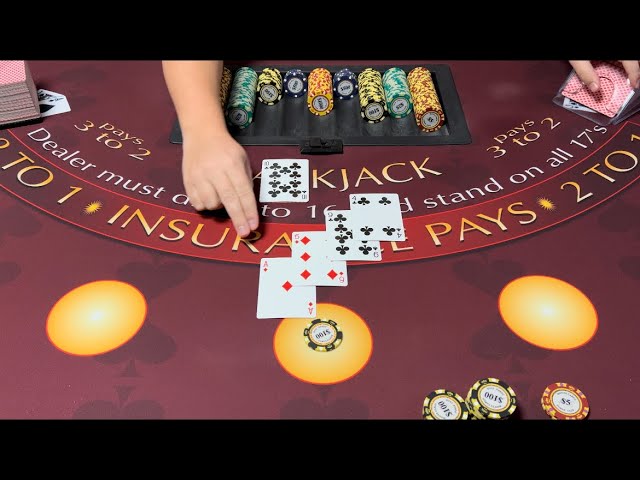 Blackjack Bankroll Challenge | $810 Buy In | HUGE Bets & Lucky Run For Over $1,000 Win! (Episode 3)