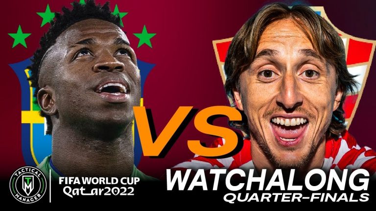 Brazil vs Croatia Live Watchalong | 2022 FIFA World Cup Quarter-Finals