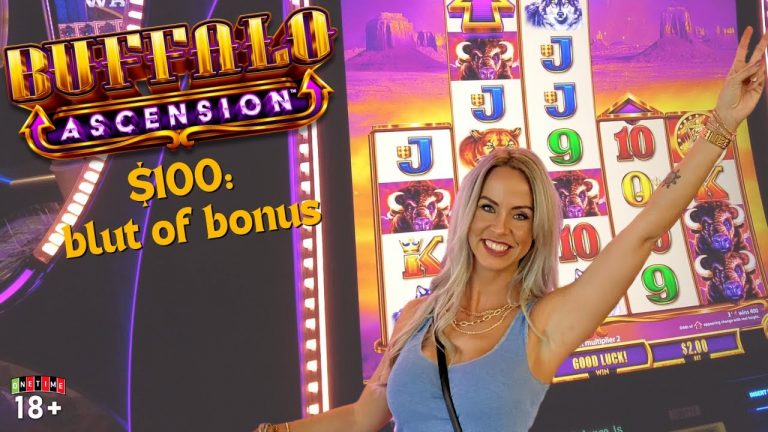 Buffalo Ascension Excalibur hotel casino $100,- BLUT OF BONUS